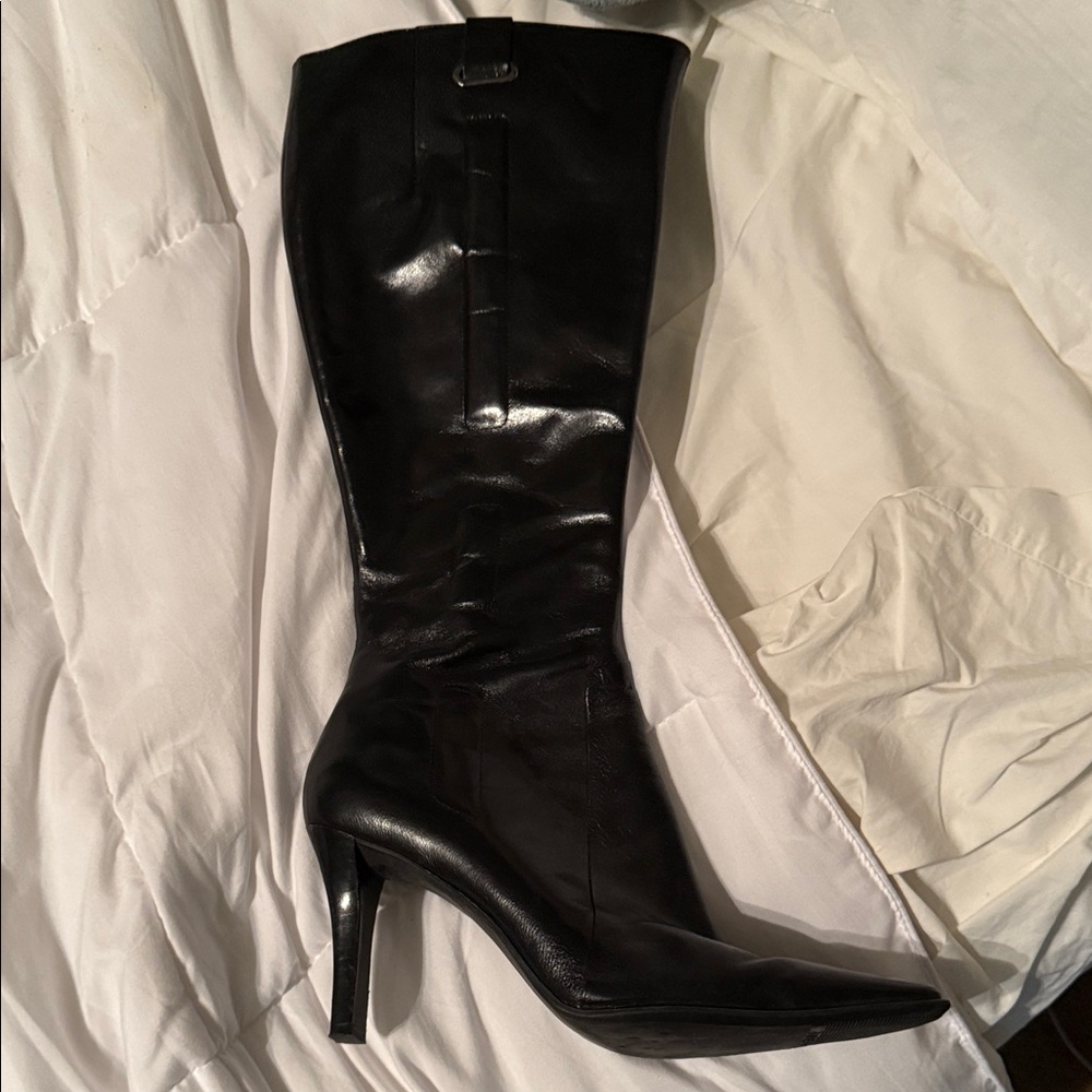 Nine West Black Heeled Boots